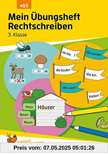 Mein Übungsheft Rechtschreiben 3. Klasse, A5-Heft