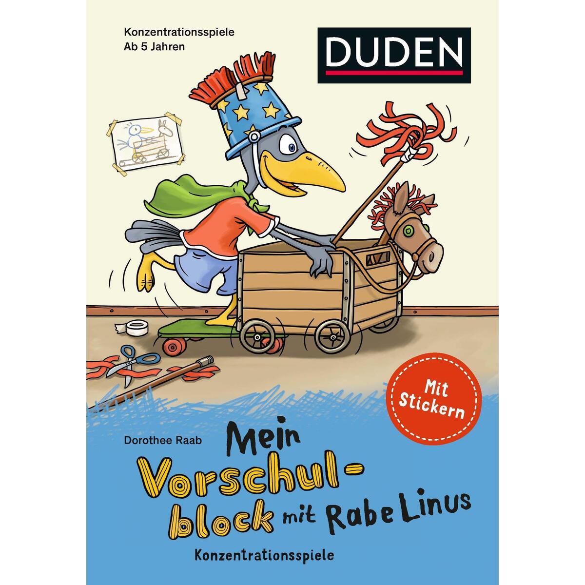 Mein Vorschulblock mit Rabe Linus -Konzentrationsspiele Mein Vorschulblock mit Rabe Linus -Konzentrationsspiele von Bibliograph. Instit. GmbH