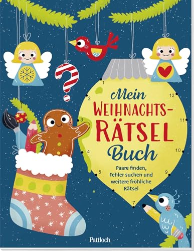 Mein Weihnachts-Rätselbuch: Paare finden, Fehler suchen und weitere fröhliche Rätsel | Bilderrätsel für Kinder ab 5 Jahren. Rätselheft mit Beschäftigungsideen für die Weihnachtszeit Mein Weihnachts-Rätselbuch: Paare finden, Fehler suchen und weitere fröhliche Rätsel | Bilderrätsel für Kinder ab 5 Jahren. Rätselheft mit Beschäftigungsideen für die Weihnachtszeit