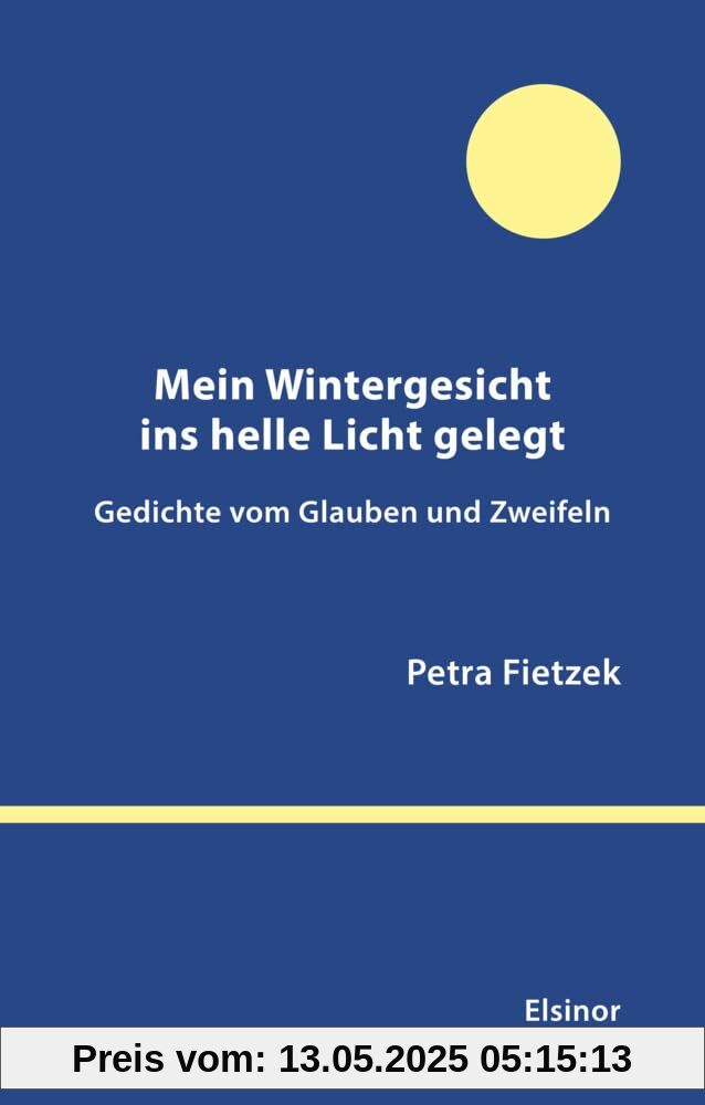 Mein Wintergesicht ins helle Licht gelegt: Gedichte vom Glauben und Zweifeln