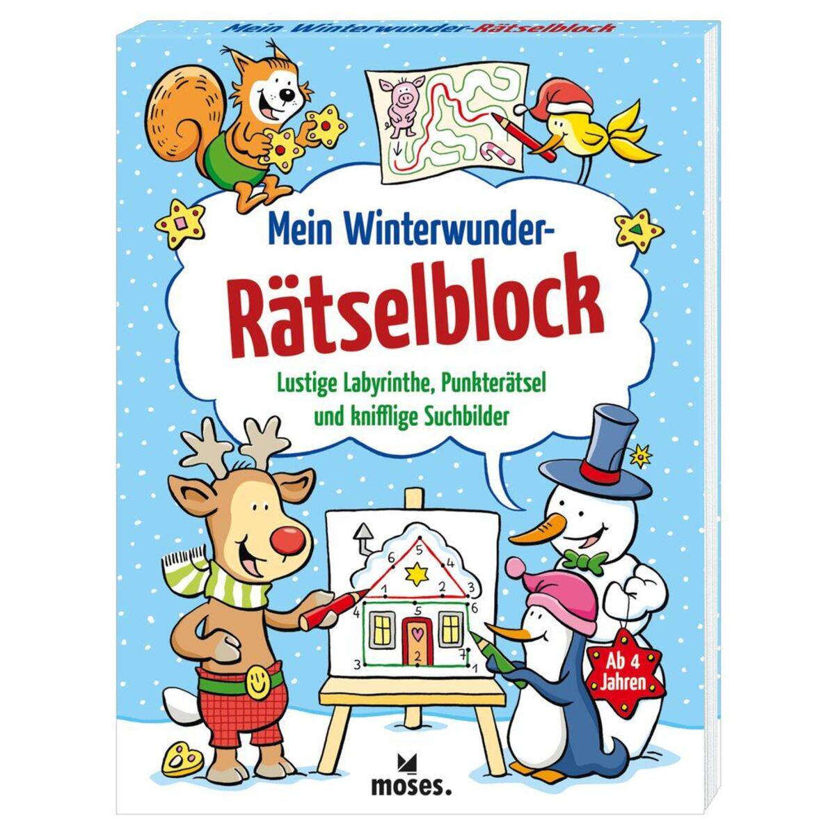Mein Winterwunder-Rätselblock Mein Winterwunder-Rätselblock von Moses. Verlag GmbH