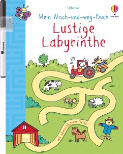 Mein Wisch- und Weg- Buch: Lustige Labyrinthe von Usborne Verlag