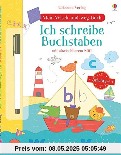 Mein Wisch-und-weg-Buch Schulstart: Ich schreibe Buchstaben