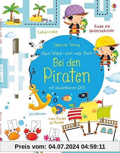 Mein Wisch-und-weg-Buch: Bei den Piraten