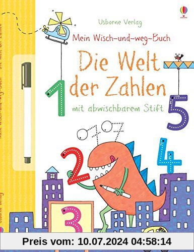 Mein Wisch-und-weg-Buch: Die Welt der Zahlen: mit abwischbarem Stift