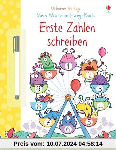 Mein Wisch-und-weg-Buch: Erste Zahlen schreiben: mit abwischbarem Stift