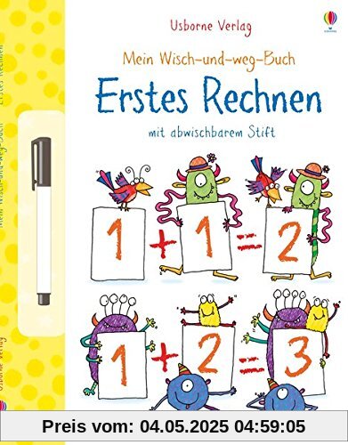 Mein Wisch-und-weg-Buch: Erstes Rechnen: mit abwischbarem Stift