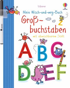 Mein Wisch-und-weg-Buch: Großbuchstaben von Usborne Verlag