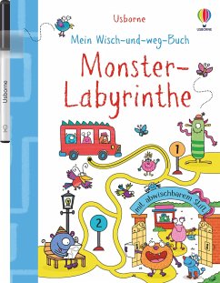 Mein Wisch-und-weg-Buch: Monster-Labyrinthe von Usborne Verlag
