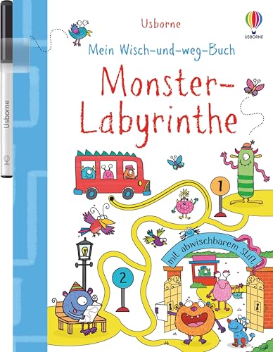 Mein Wisch-und-weg-Buch: Monster-Labyrinthe: mit abwischbarem Stift (Meine Wisch-und-weg-Bücher) Mein Wisch-und-weg-Buch: Monster-Labyrinthe: mit abwischbarem Stift (Meine Wisch-und-weg-Bücher)