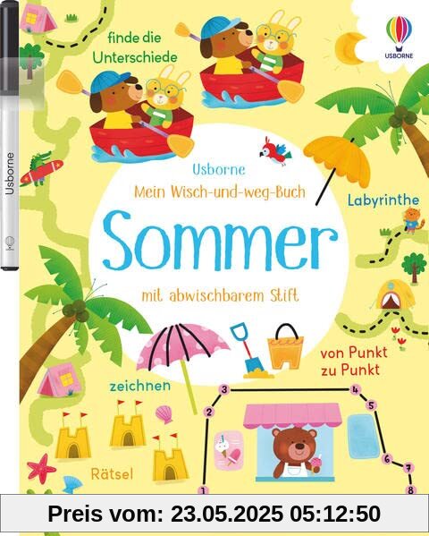 Mein Wisch-und-weg-Buch: Sommer: mit abwischbarem Stift (Meine Wisch-und-weg-Bücher)