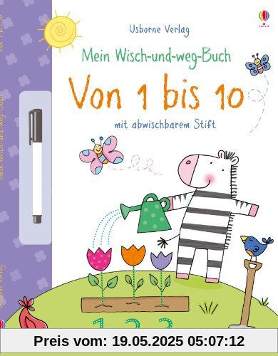 Mein Wisch-und-weg-Buch: Von 1 bis 10