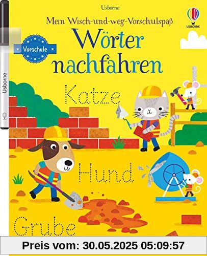 Mein Wisch-und-weg-Vorschulspaß: Wörter nachfahren: mit abwischbarem Stift (Wisch-und-weg-Vorschulspaß-Reihe)