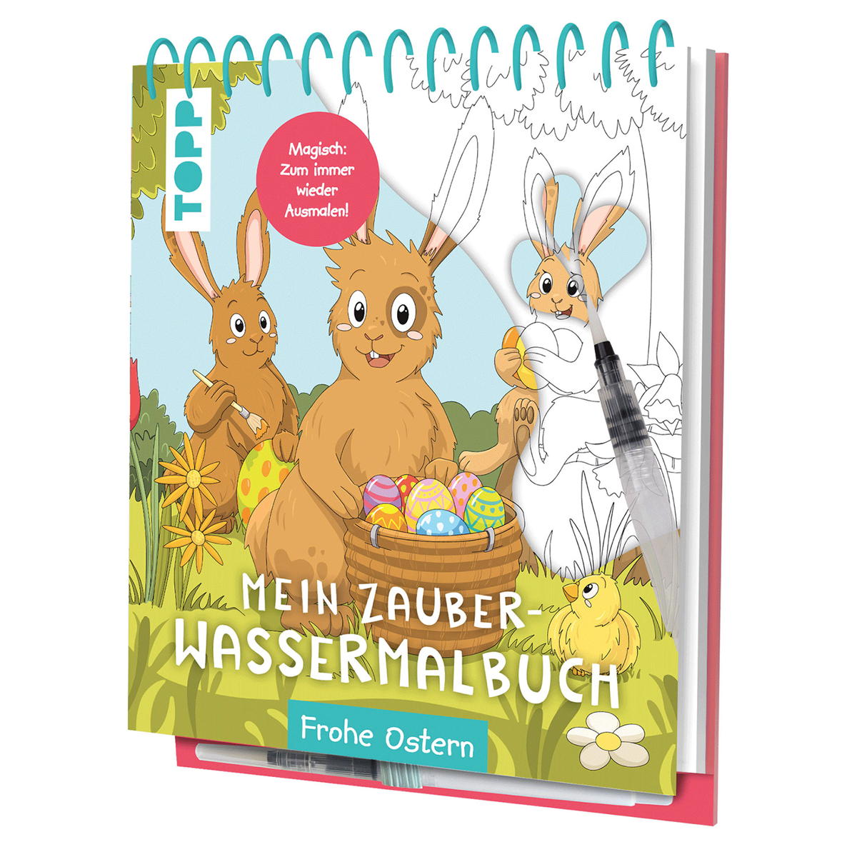 Mein Zauber-Wassermalbuch »Frohe Ostern« von Frech Verlag GmbH