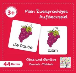 Mein Zweisprachiges Aufdeckspiel, Obst und Gemüse, Türkisch (Kinderspiel) von Schulbuchverlag Anadolu