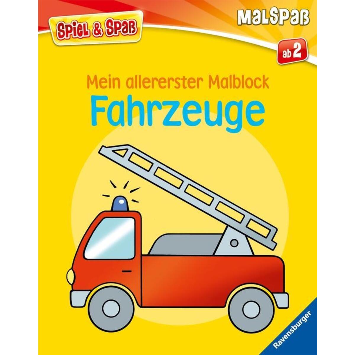 Mein allererster Malblock: Fahrzeuge Mein allererster Malblock: Fahrzeuge von Ravensburger Verlag