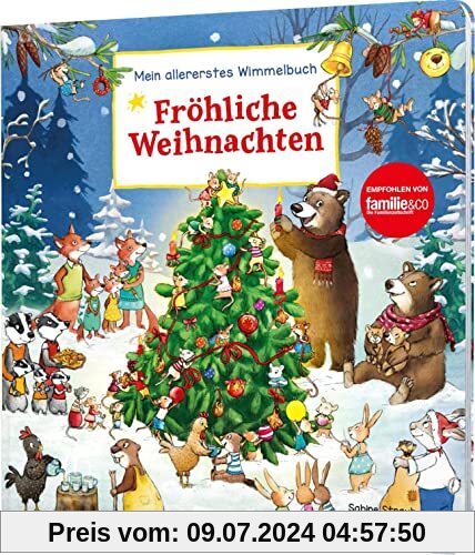 Mein allererstes Wimmelbuch: Fröhliche Weihnachten: Mit Suchaufgaben & kurzer Geschichte