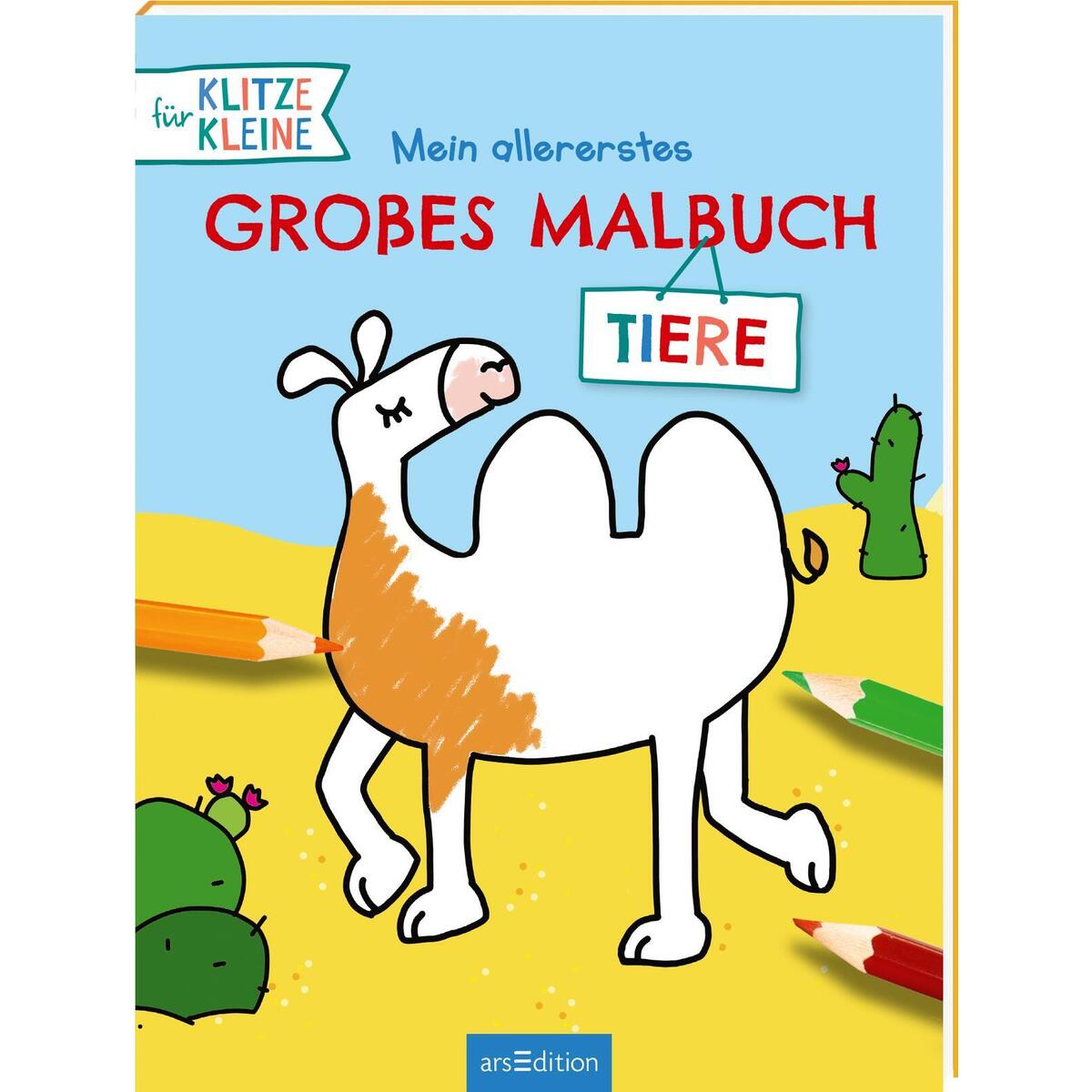 Mein allererstes großes Malbuch - Tiere von Ars Edition GmbH