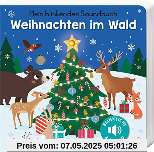 Mein blinkendes Soundbuch – Weihnachten im Wald: Sound mit 1 LED | Die innovative Soundreihe für die Allerkleinsten ab 12 Monaten Mein blinkendes Soundbuch – Weihnachten im Wald: Sound mit 1 LED | Die innovative Soundreihe für die Allerkleinsten ab 12 Monaten
