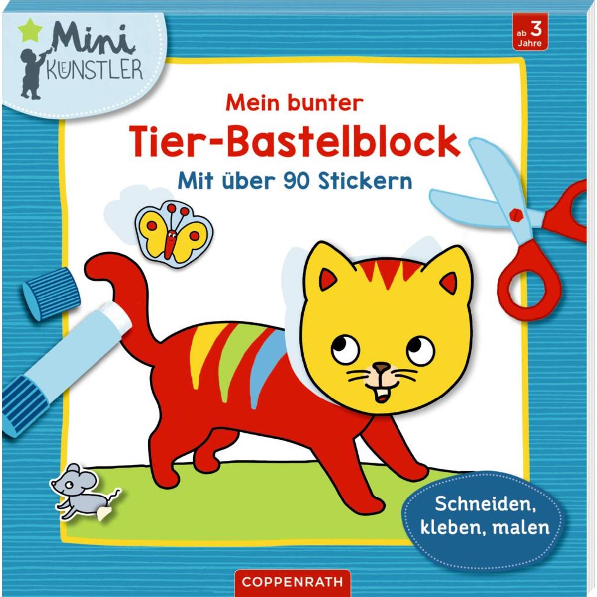 Mein bunter Tier-Bastelblock von Coppenrath