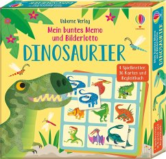 Mein buntes Memo und Bilderlotto: Dinosaurier von Usborne Verlag