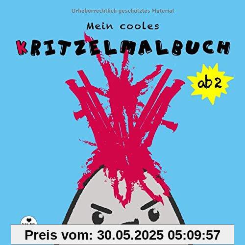 Mein cooles Kritzelmalbuch ab 2 Jahren: Erster Malspaß für kleine Jungs und Mädchen (Malbuch Kinder ab 2, Band 2)