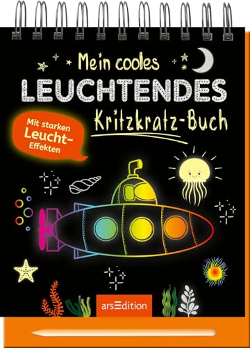 Mein cooles leuchtendes Kritzkratz-Buch: Mit starken Leucht-Effekten | Kreativer Kratzelspaß mit Malideen und Holzstift für Kinder ab 5 Jahren Mein cooles leuchtendes Kritzkratz-Buch: Mit starken Leucht-Effekten | Kreativer Kratzelspaß mit Malideen und Holzstift für Kinder ab 5 Jahren