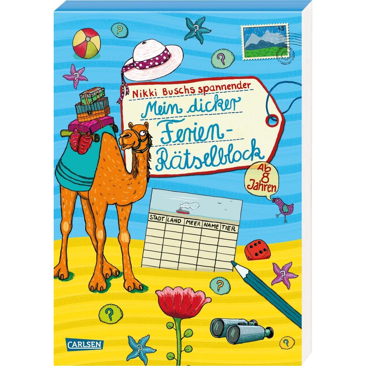 Mein dicker Ferien-Rätselblock Mein dicker Ferien-Rätselblock von Carlsen Verlag GmbH