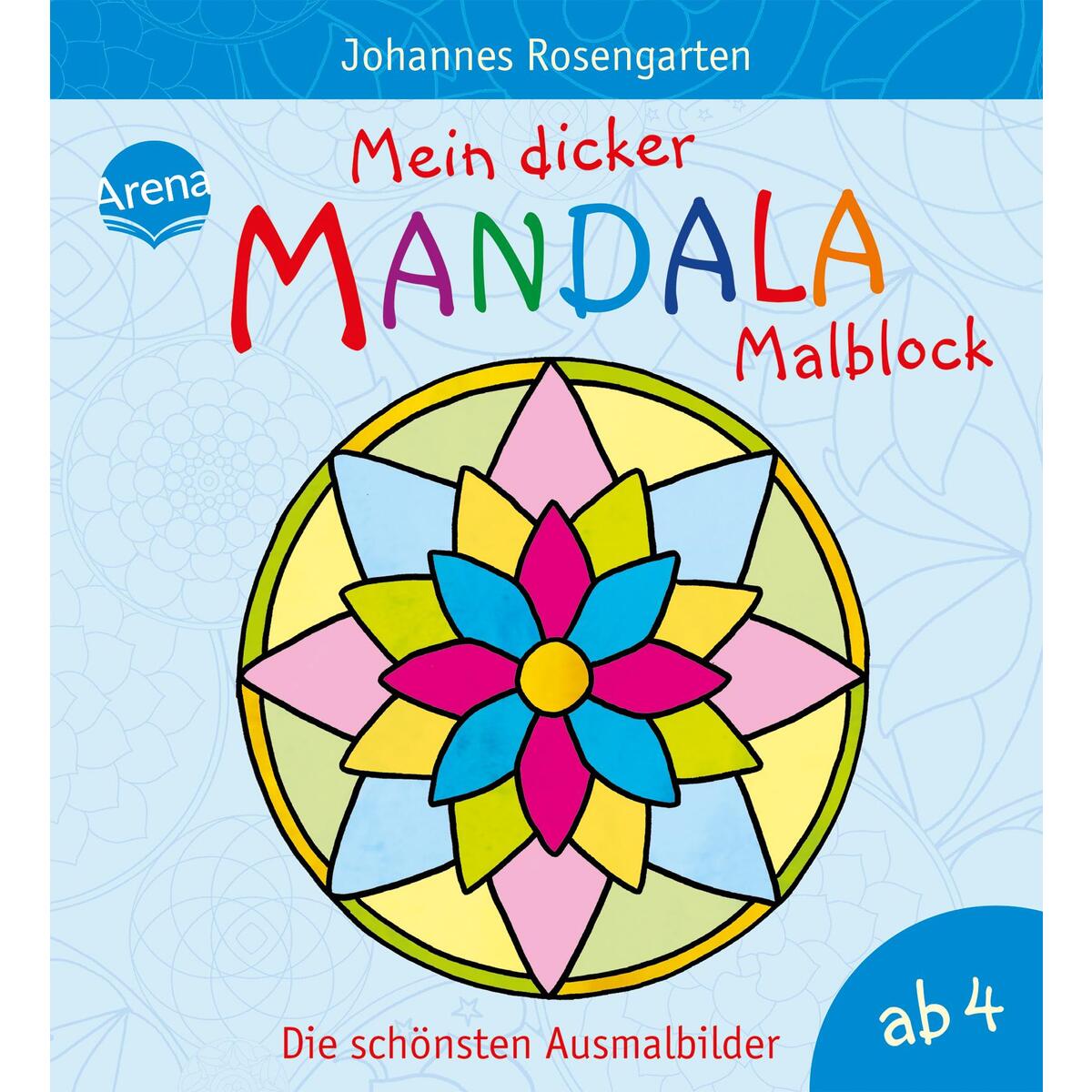 Mein dicker Mandala-Malblock von Arena Verlag GmbH