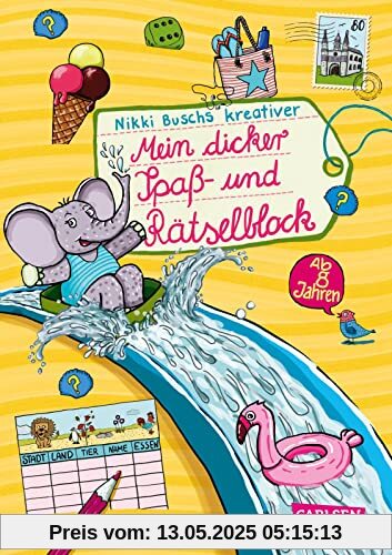 Mein dicker Spaß- und Rätselblock: 160 Seiten Knobelspaß mit Anti-Langeweile-Garantie für Mädchen und Jungs ab 8 (10)