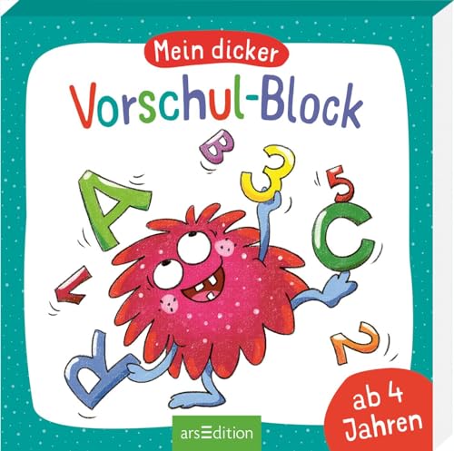 Mein dicker Vorschul-Block: Ab 5 Jahren | Rätsel und Übungen für Kinder ab 5 Jahren
