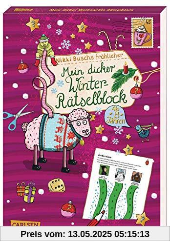 Mein dicker Winter-Rätselblock: Band 6: Rätsel, Knobelaufgaben, Scherzfragen und vieles mehr (6)