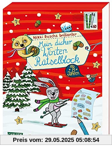 Mein dicker Winter-Rätselblock: Band 7: Rätsel, Knobelaufgaben, Scherzfragen und vieles mehr (7)