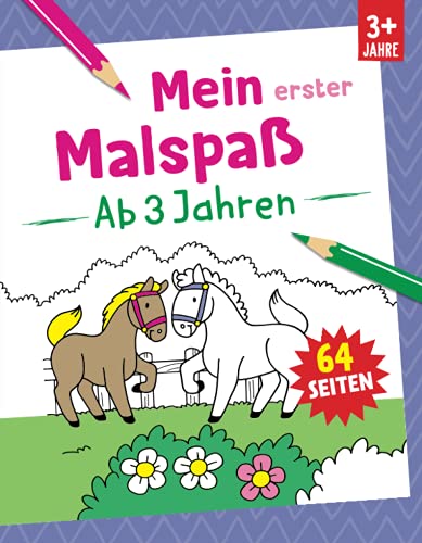 Mein erster Malspaß - Ab 3 Jahren: 64 Seiten von Komet Verlag