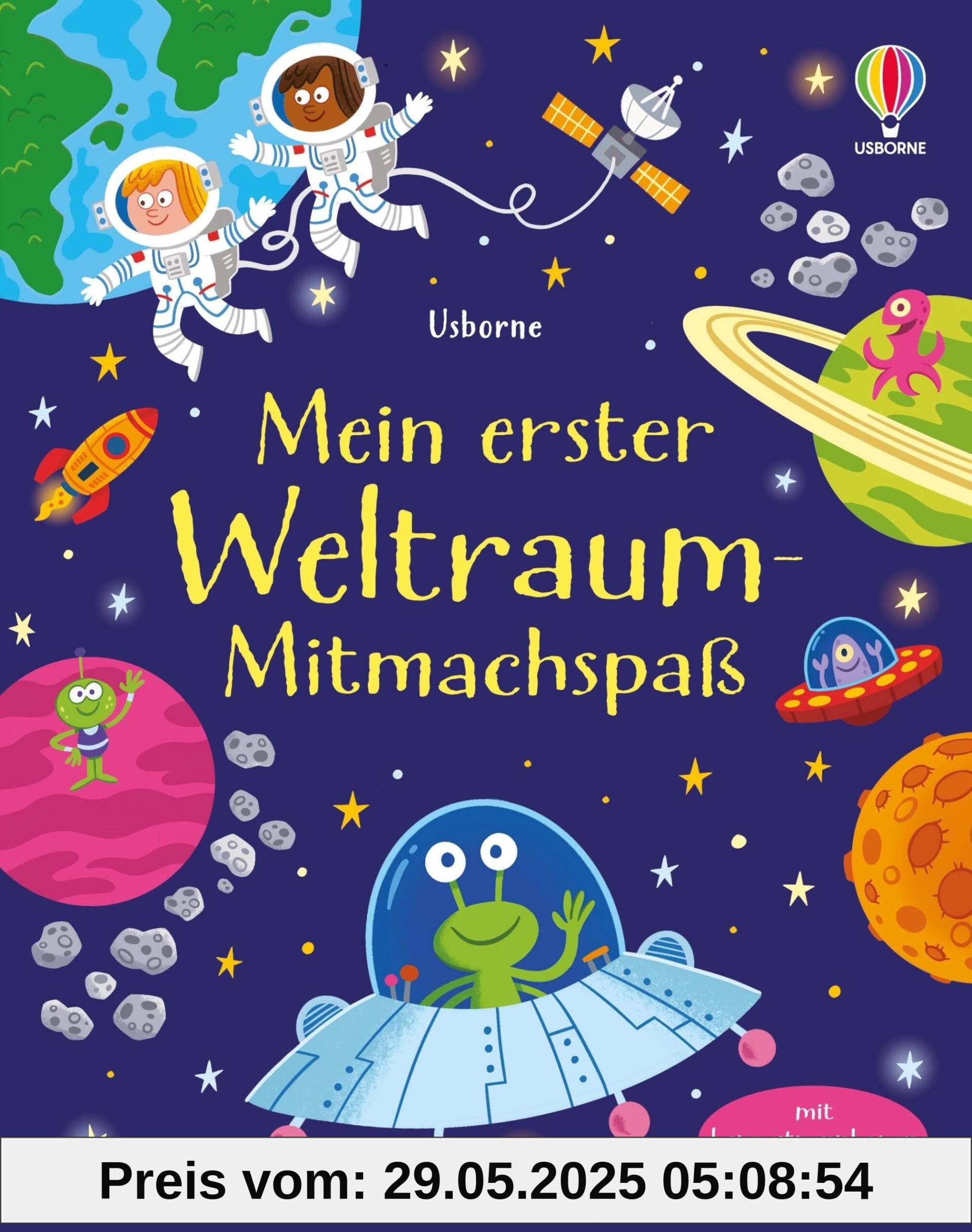 Mein erster Weltraum-Mitmachspaß: Block mit heraustrennbaren Seiten – galaktisch gute Rätsel – für Kinder ab 5 Jahren