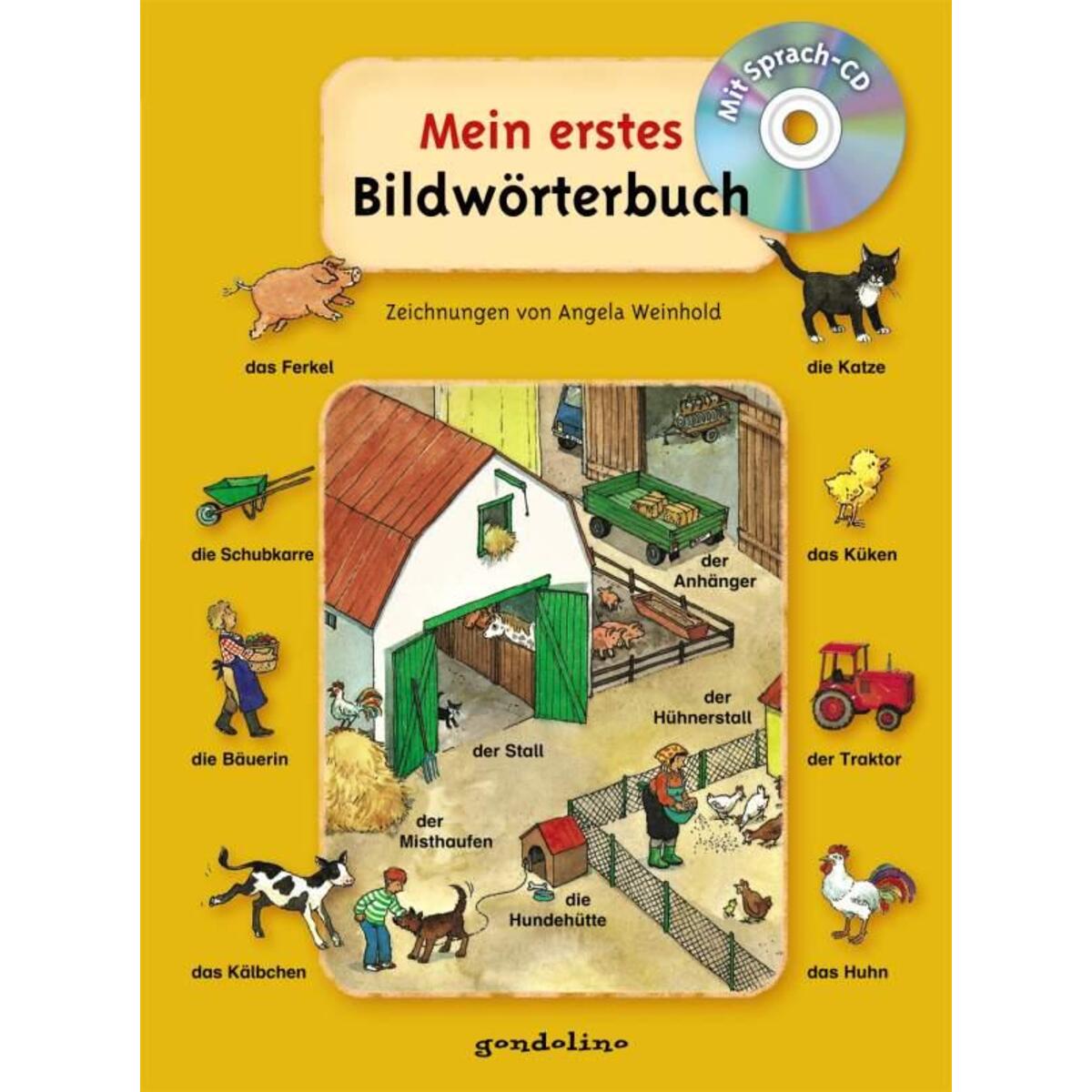 Mein erstes Bildwörterbuch, mit Sprach-CD von Gondolino