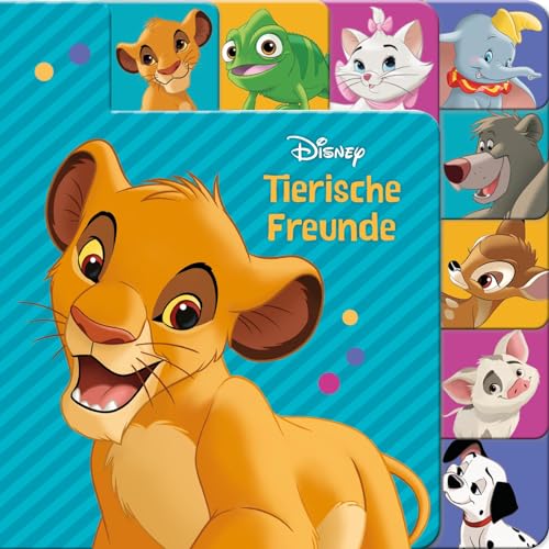 Mein erstes Disney Buch: Tierische Freunde: Pappbilderbuch mit Register | Pappbilderbuch für Kinder ab 2 Jahren Mein erstes Disney Buch: Tierische Freunde: Pappbilderbuch mit Register | Pappbilderbuch für Kinder ab 2 Jahren