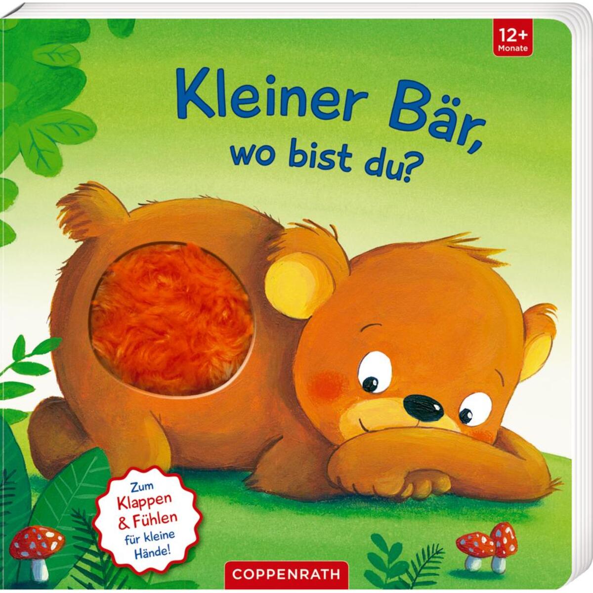 Mein erstes Guckloch-Fühlbuch: Kleiner Bär, wo bist du? von Coppenrath