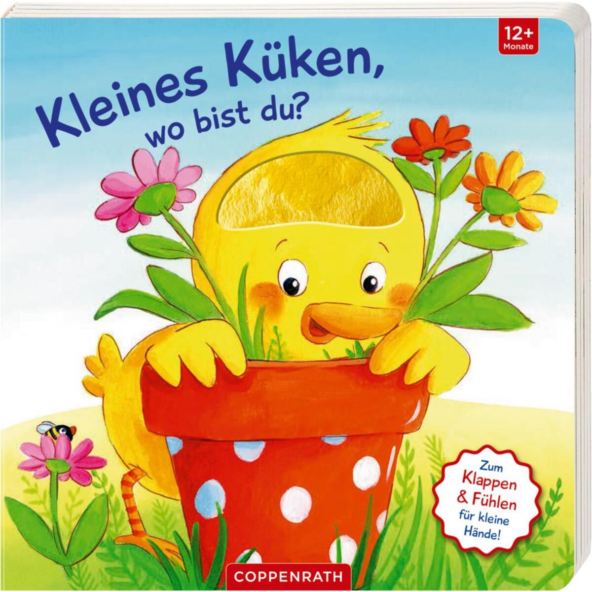 Mein erstes Gucklock-Fühlbuch: Kleines Küken, wo bist du? von Coppenrath