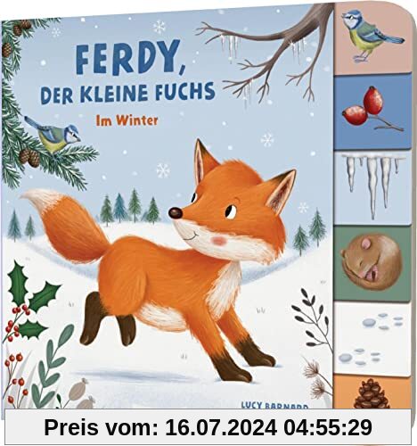 Mein erstes Jahreszeitenbuch: Ferdy, der kleine Fuchs: Im Winter | Pappebuch mit Griff-Register