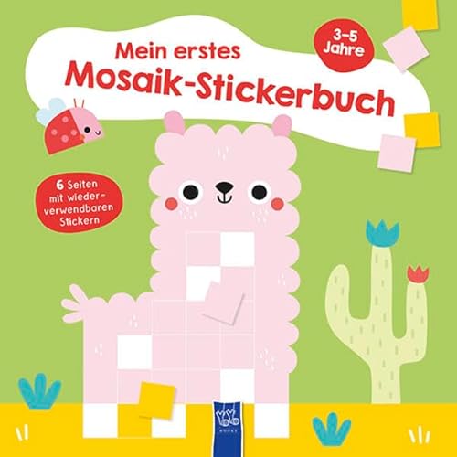 Mein erstes Mosaik-Stickerbuch 3-5 Jahre (Cover Lama): 3-5 Jahre (Einband mit Lama) von YoYo Books