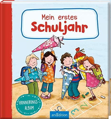 Mein erstes Schuljahr: Erinnerungsalbum | Eintragbuch Geschenk Schulanfang, Einschulung, für Kinder ab 5 Jahren