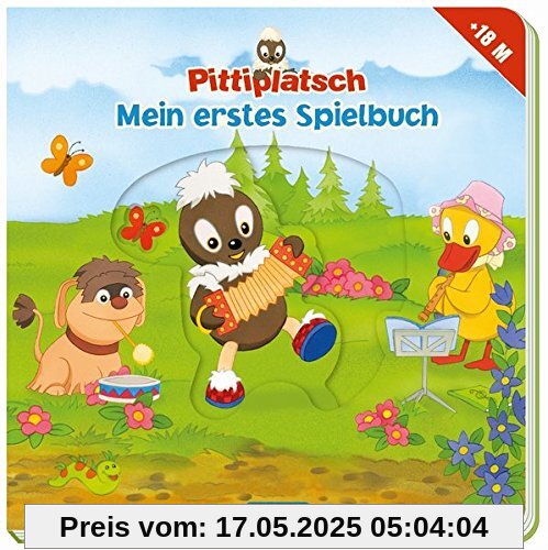 Mein erstes Spielbuch Pittiplatsch ab 18 Monaten: Mit Schiebe- und Spielelementen