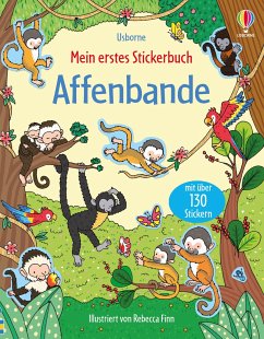 Mein erstes Stickerbuch: Affenbande von Usborne Verlag