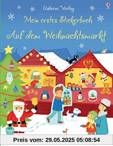 Mein erstes Stickerbuch: Auf dem Weihnachtsmarkt