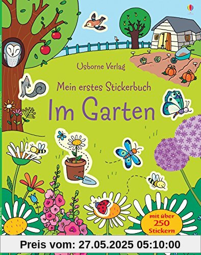 Mein erstes Stickerbuch: Im Garten