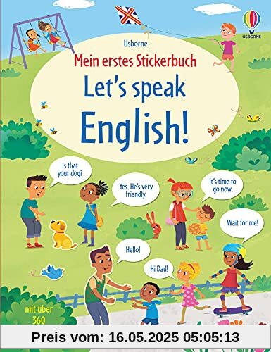Mein erstes Stickerbuch: Let's speak English!