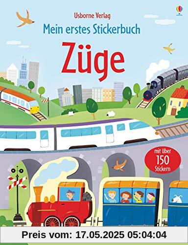 Mein erstes Stickerbuch: Züge