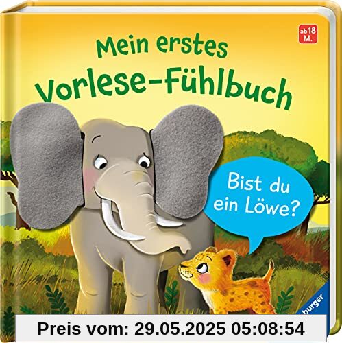 Mein erstes Vorlese-Fühlbuch: Bist du ein Löwe?