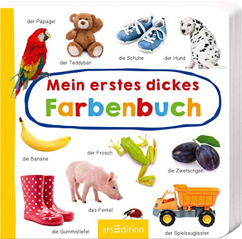 Mein erstes dickes Farbenbuch: Mit stabilen Schiebern | Die Bestsellerreihe mit lustigen Schiebern, fördert die Feinmotorik und den Sprachererwerb für Kinder ab 18 Monaten Mein erstes dickes Farbenbuch: Mit stabilen Schiebern | Die Bestsellerreihe mit lustigen Schiebern, fördert die Feinmotorik und den Sprachererwerb für Kinder ab 18 Monaten